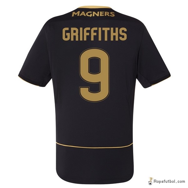 Camiseta Celtic Replica Segunda Ropa Griffiths 2016/17 Negro